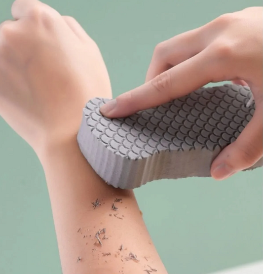 4 Adet Banyo Vücut Duş Süngeri, Vücut Ölü Deri Sökücü Vücut Masaj Peeling Fırçası Süngeri