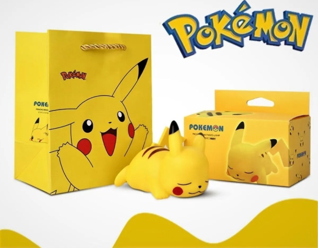 Pokemon Pikachu Sevimli Gece Lambası