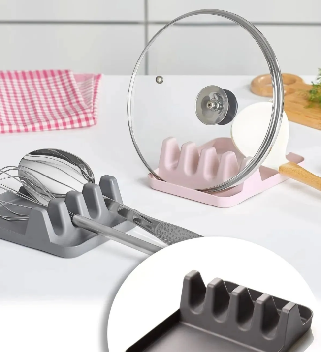 Tezgah Üstü Kapak Kaşılık Tutucu Mutfak Organizeri