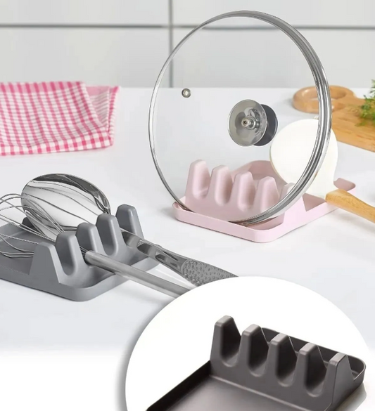 Tezgah Üstü Kapak Kaşılık Tutucu Mutfak Organizeri