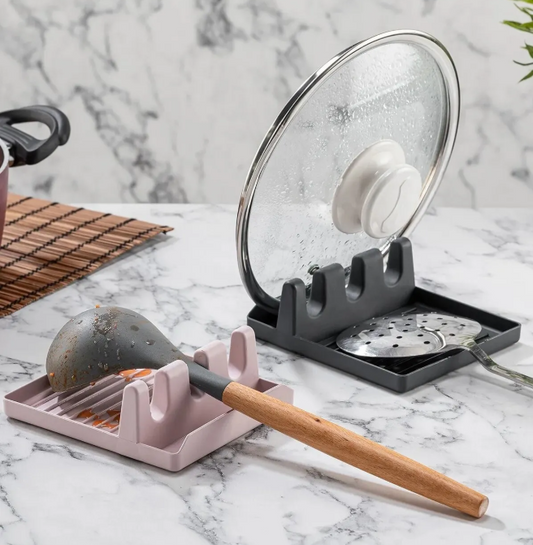 Tezgah Üstü Kapak Kaşılık Tutucu Mutfak Organizeri