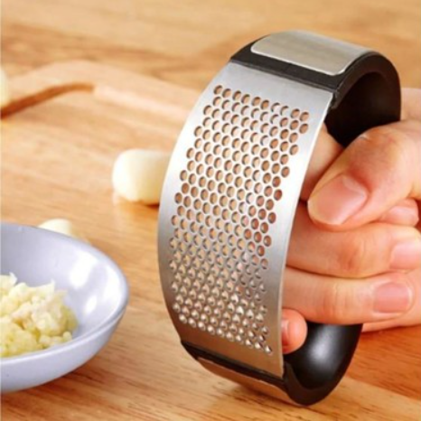 Paslanmaz Çelik Ergonomik Sarımsak Ezme Aleti, Pratik Mutfak Aleti