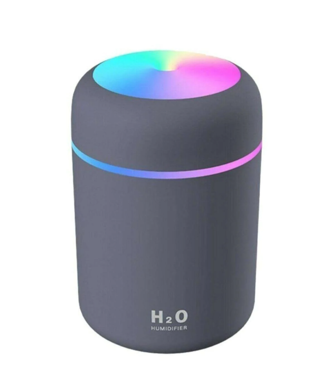 300 ml Araç İçi USB Kablolu Led Işıklı Oto Kokusu Hava Nemlendirici, Araba İçi Taşınabilir Nemlendirici