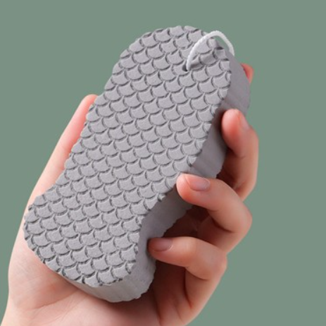 4 Adet Banyo Vücut Duş Süngeri, Vücut Ölü Deri Sökücü Vücut Masaj Peeling Fırçası Süngeri